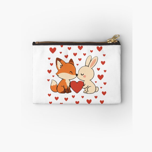 Item preview, Fox and bunny, lovers, Valentine's Day. designed and sold by PabDam.