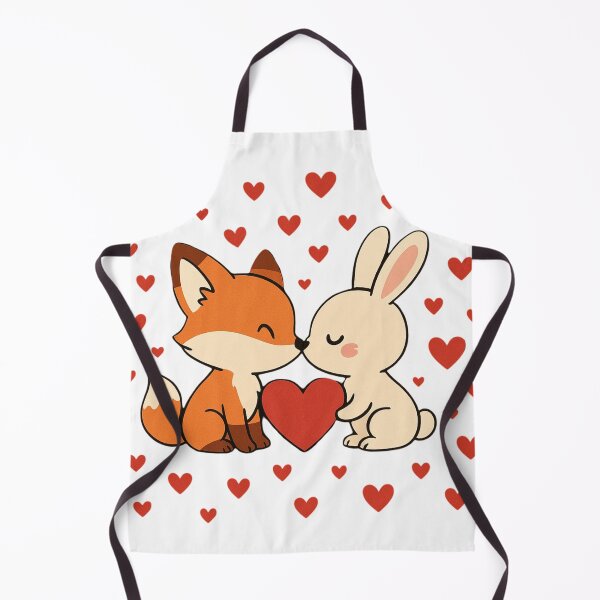 Item preview, Fox and bunny, lovers, Valentine's Day. designed and sold by PabDam.