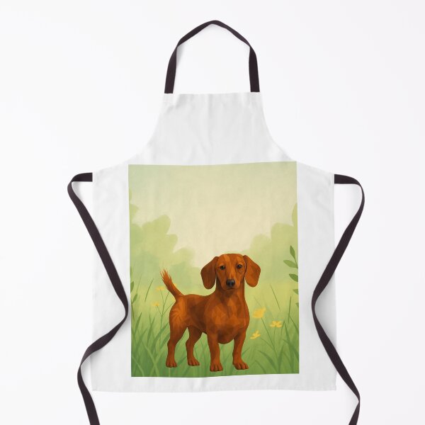 Item preview, Geometric Dachshund with Wispy Tail designed and sold by GeoWild Designs.
