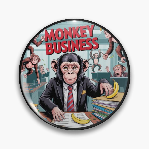Item preview, Monkey Business - Corporate Monkey Madness. designed and sold by AndrewYoko.