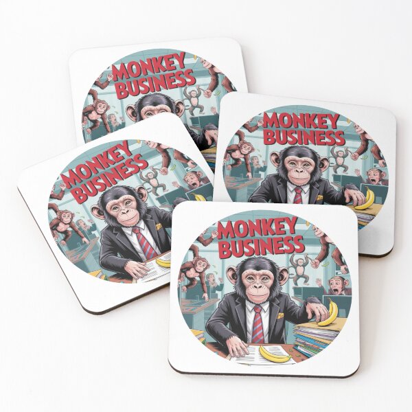 Item preview, Monkey Business - Corporate Monkey Madness. designed and sold by AndrewYoko.
