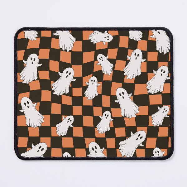 Item preview, Spooky Chic: Halloween Ghost Checkered designed and sold by Fern&Lantern.
