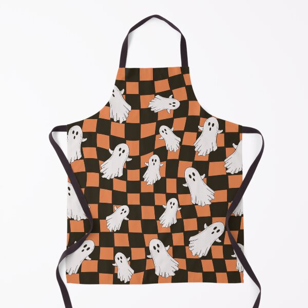 Item preview, Spooky Chic: Halloween Ghost Checkered designed and sold by Fern&Lantern.