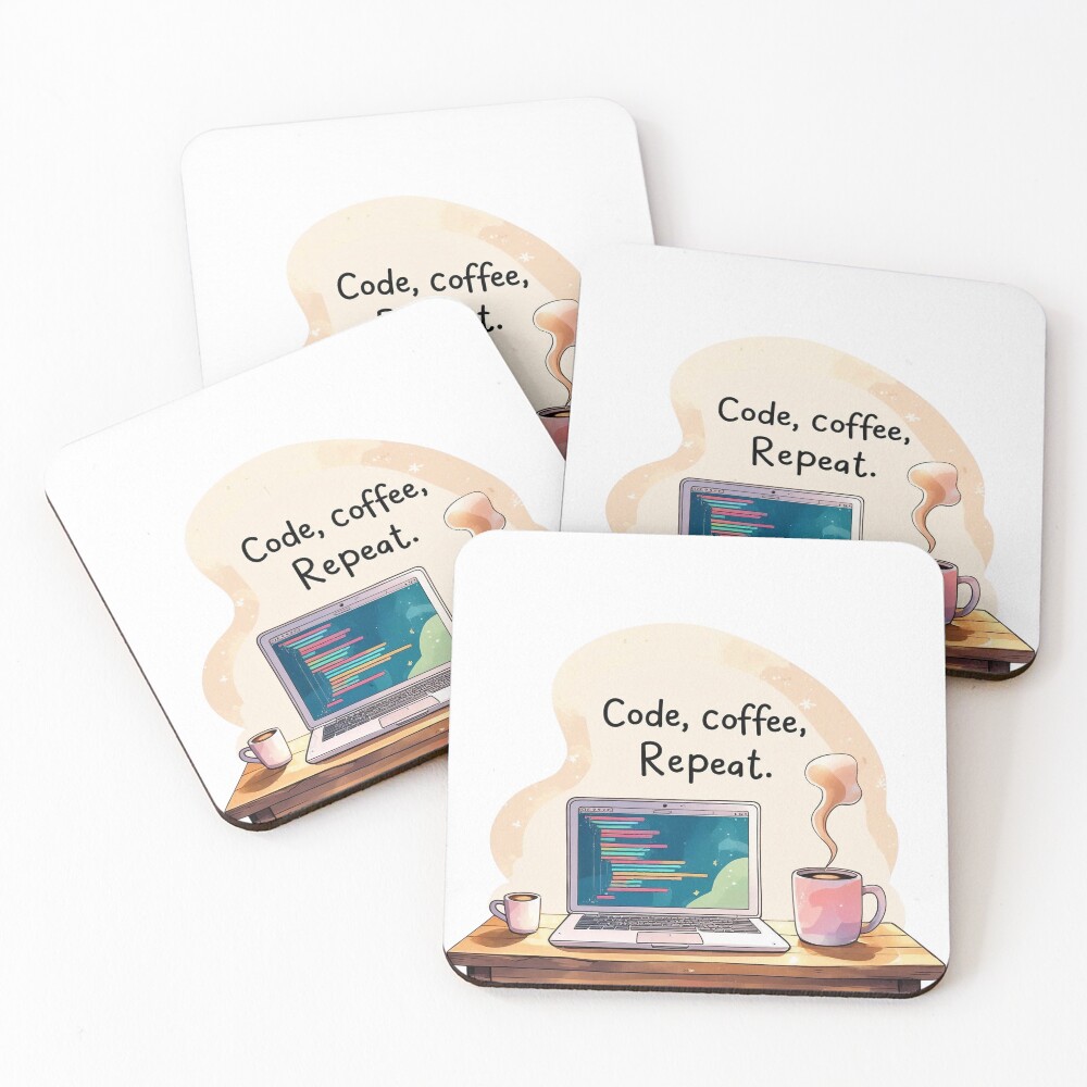 Item preview, Coasters (Set of 4) designed and sold by KiValuate.