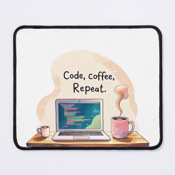 Item preview, Code Coffee Repeat | Programmer Life Design | Developer Coffee Humor designed and sold by KiValuate.