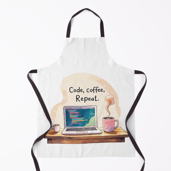 Item preview, Code Coffee Repeat | Programmer Life Design | Developer Coffee Humor designed and sold by KiValuate.