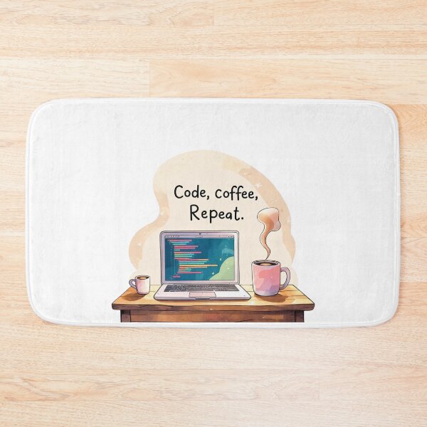Item preview, Code Coffee Repeat | Programmer Life Design | Developer Coffee Humor designed and sold by KiValuate.