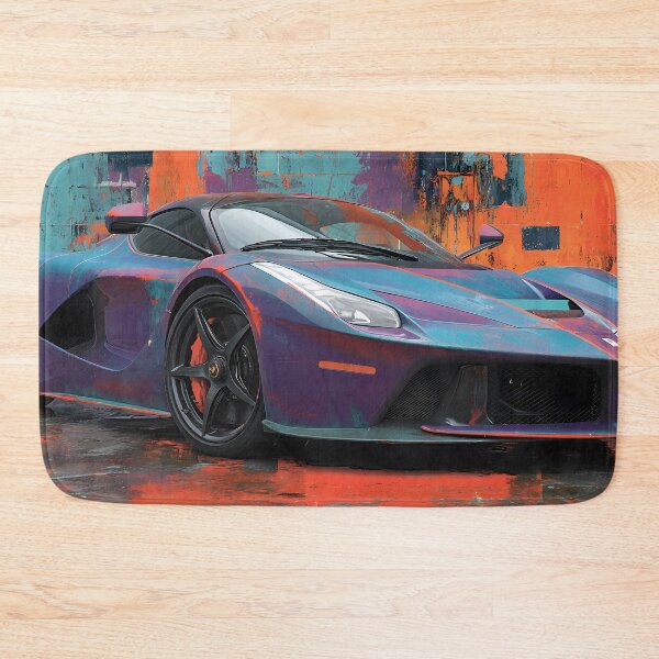 Item preview, Vibrant Pop Art Ferrari LaFerrari Print for Home & Office designed and sold by AutoPopStudio.