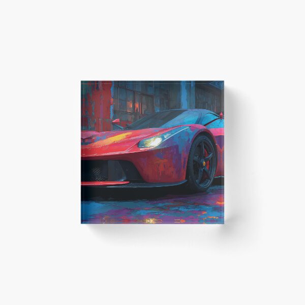Item preview, Legendary Supercar – Ferrari LaFerrari Pop Art Poster designed and sold by AutoPopStudio.