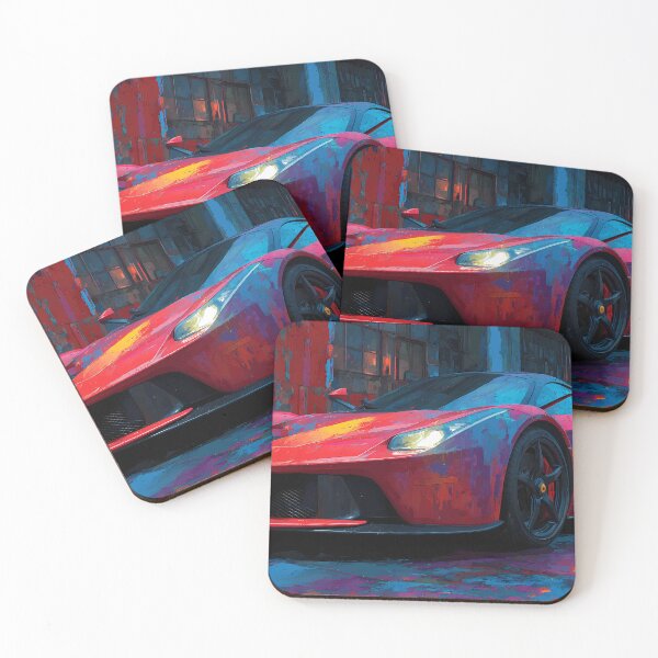 Item preview, Legendary Supercar – Ferrari LaFerrari Pop Art Poster designed and sold by AutoPopStudio.