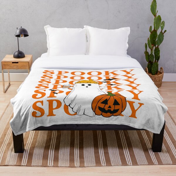 Item preview, Spooky Ghost with a pumpkin spice latte designed and sold by Fern&Lantern.