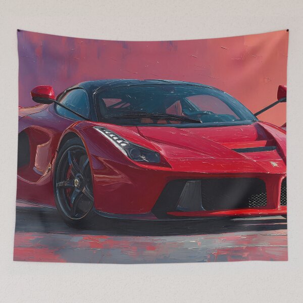 Item preview, High-End Pop Art Ferrari LaFerrari Wall Decor designed and sold by AutoPopStudio.