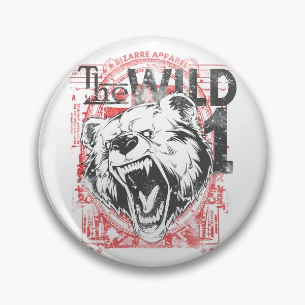 Item preview, The Wild One Bear – Fierce Vector Art for Wilderness Lovers & Fantasy Warriors designed and sold by DreamFlux.