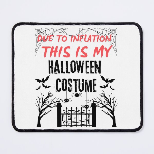 Item preview, Due to Inflation Funny Halloween Costume – Boo Ghost Pumpkin Skull Design designed and sold by Lunaria Arts.