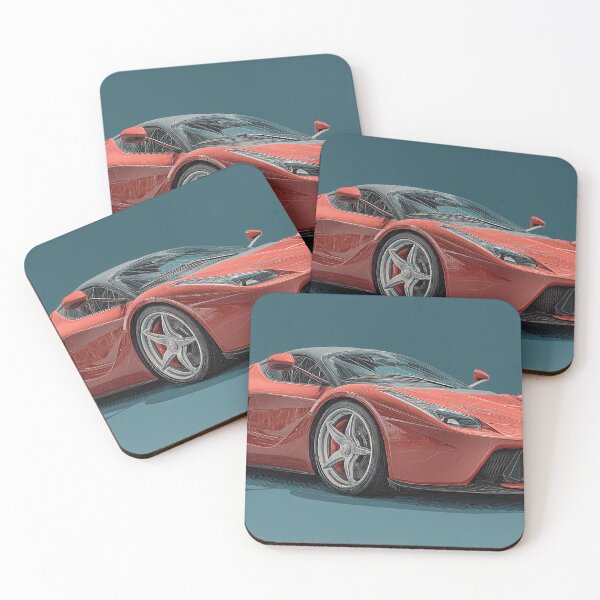 Item preview, Bold & Colorful Ferrari LaFerrari Pop Art Wall Art designed and sold by AutoPopStudio.