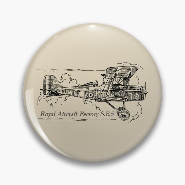 Item preview, S.E.5 British WWI Biplane Fighter Flying Clouds designed and sold by MilitaryMart.
