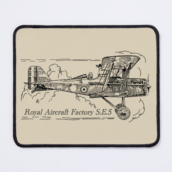 Item preview, S.E.5 British WWI Biplane Fighter Flying Clouds designed and sold by MilitaryMart.