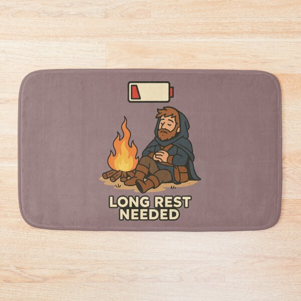 Item preview, Long Rest Needed – Funny RPG Gamer Design designed and sold by Neon Nightmare.