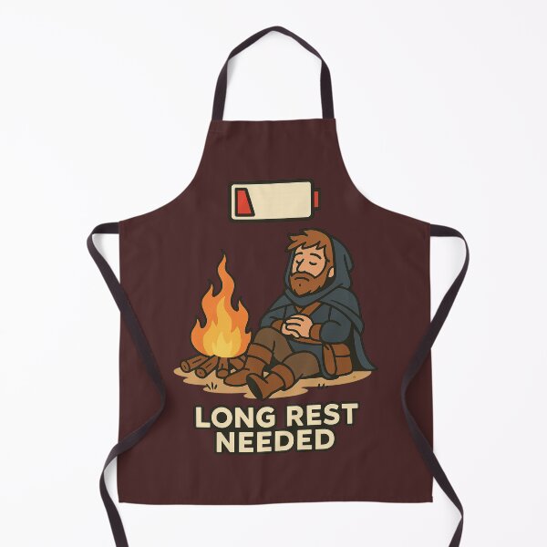 Item preview, Long Rest Needed – Funny RPG Gamer Design designed and sold by Neon Nightmare.