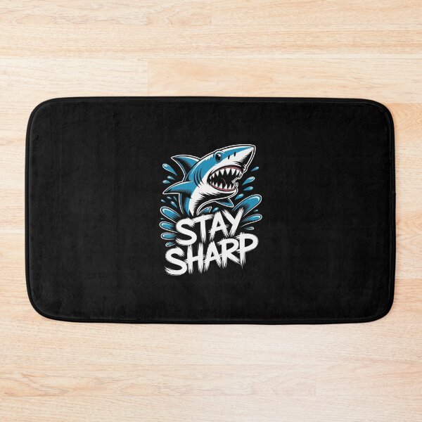 Item preview, Stay Sharp Shark – Bold Cartoon Streetwear Design designed and sold by Enea Kelo.