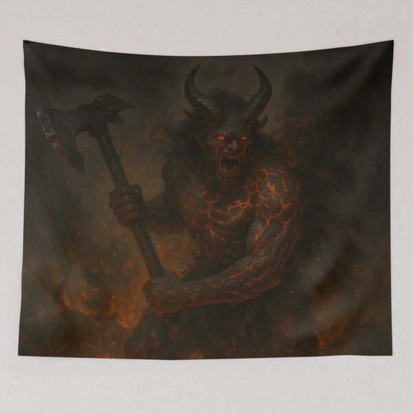 Item preview, Demonic Berserker – Fury of Fire and Blood designed and sold by NorseDrip.