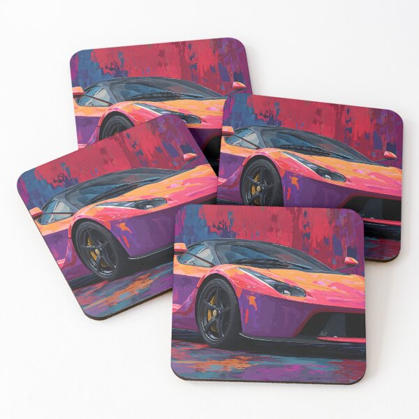 Item preview, Ferrari LaFerrari Art Print – Pop Art Automotive Decor designed and sold by AutoPopStudio.