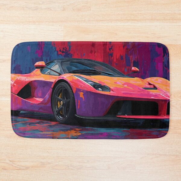 Item preview, Ferrari LaFerrari Art Print – Pop Art Automotive Decor designed and sold by AutoPopStudio.