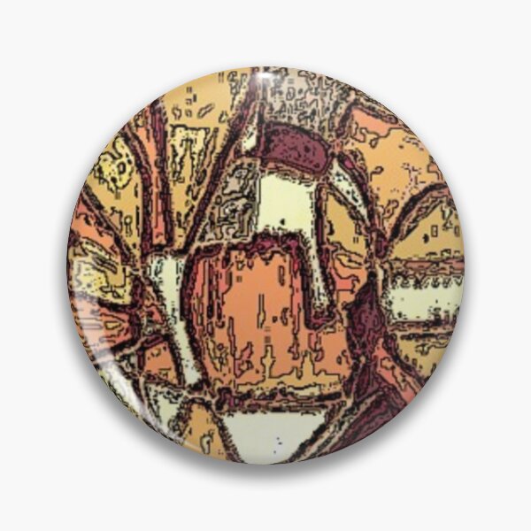 Item preview, Agent Orange Drawn Round Abstract designed and sold by SmashingDeals.