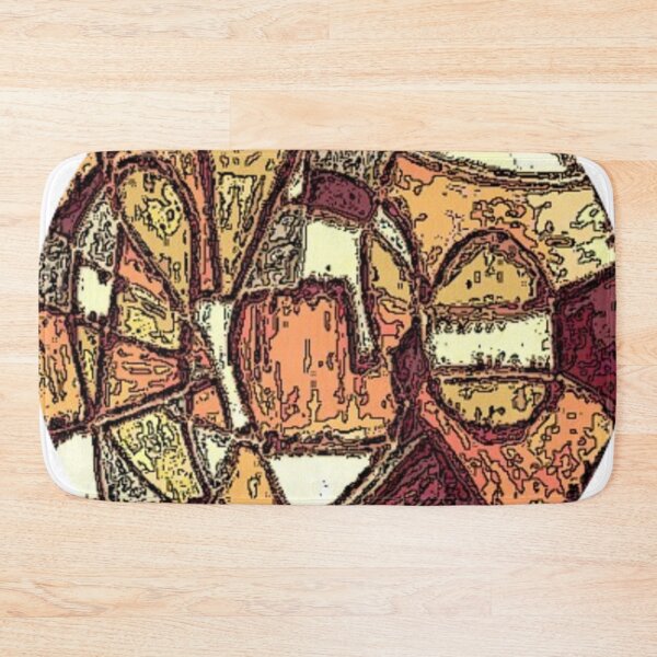 Item preview, Agent Orange Drawn Round Abstract designed and sold by SmashingDeals.