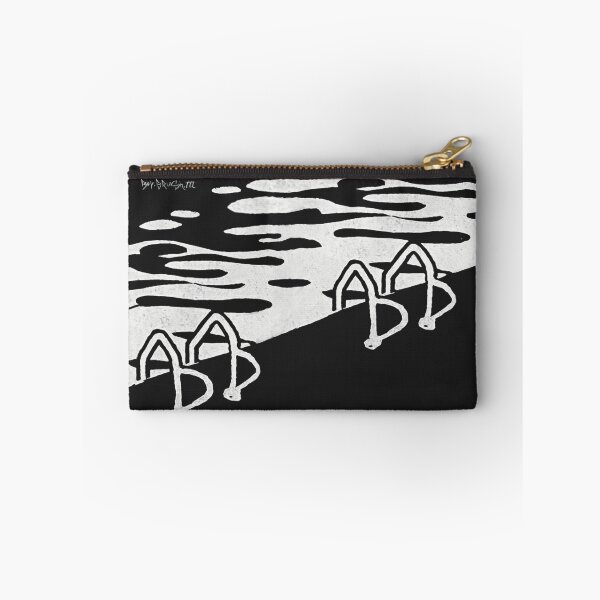 Item preview, Swimming Pool White Linocut Print designed and sold by boy-dot-brush.