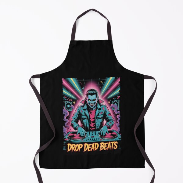 Item preview, Drop Dead Beats – Neon Vampire DJ Rave Artwork designed and sold by Enea Kelo.