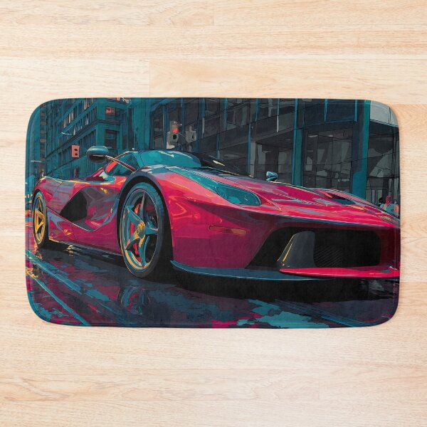 Item preview, Garage Wall Art – Ferrari LaFerrari Pop Art Canvas designed and sold by AutoPopStudio.