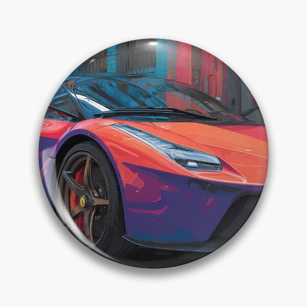 Item preview, Modern Pop Art Supercar – Ferrari LaFerrari Print designed and sold by AutoPopStudio.