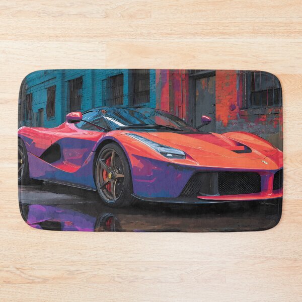 Item preview, Modern Pop Art Supercar – Ferrari LaFerrari Print designed and sold by AutoPopStudio.