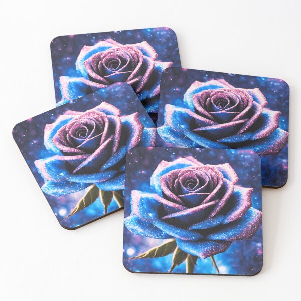 Item preview, Pink Glitter Celestial Rose designed and sold by ByNicoleSara.