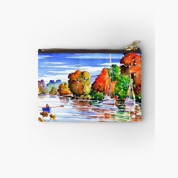Item preview, Autumn on the Dart(Watercolour + AI) designed and sold by artsmeow.