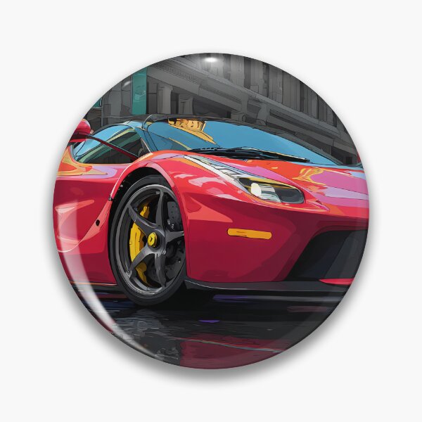 Item preview, Vibrant Wall Poster – Ferrari LaFerrari in Pop Art Style designed and sold by AutoPopStudio.