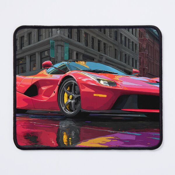 Item preview, Vibrant Wall Poster – Ferrari LaFerrari in Pop Art Style designed and sold by AutoPopStudio.
