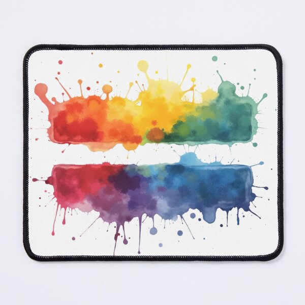 Item preview, Watercolor Splashes Rainbow Equality Symbol designed and sold by Dezignest.