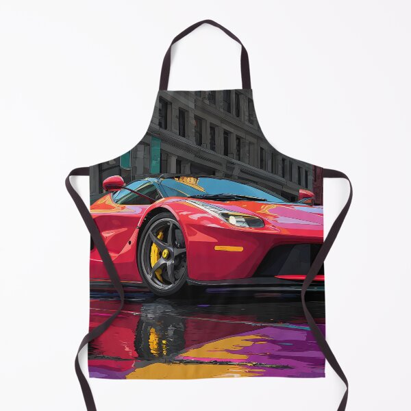 Item preview, Vibrant Wall Poster – Ferrari LaFerrari in Pop Art Style designed and sold by AutoPopStudio.