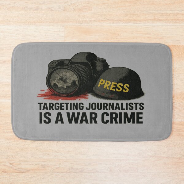 Item preview, Targeting Journalists is a War Crime – Press Freedom Awareness designed and sold by ArthUpscale.