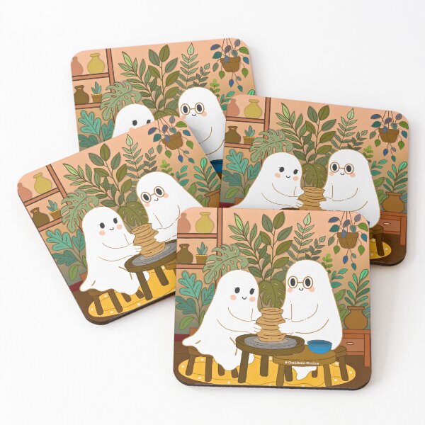 Item preview, Cozy Ghost Pottery Moments designed and sold by CoziiRenn Studios.