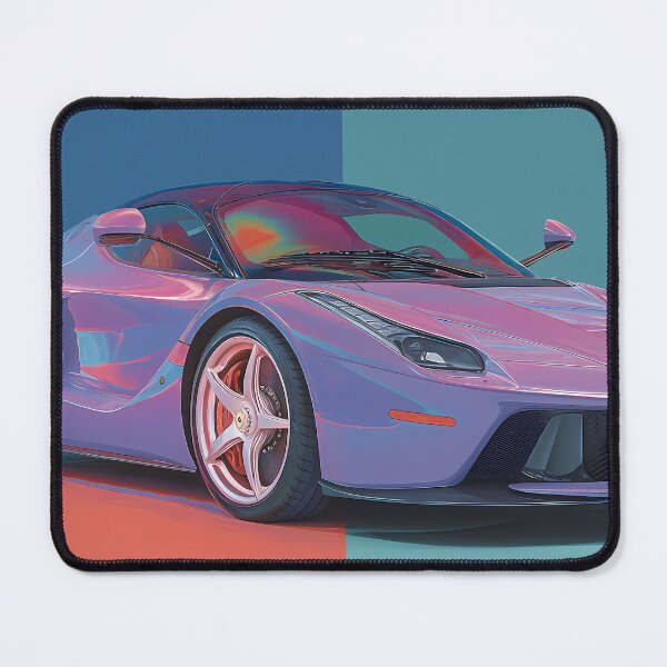 Item preview, Iconic Supercar Wall Art – Ferrari LaFerrari Pop Art Print designed and sold by AutoPopStudio.