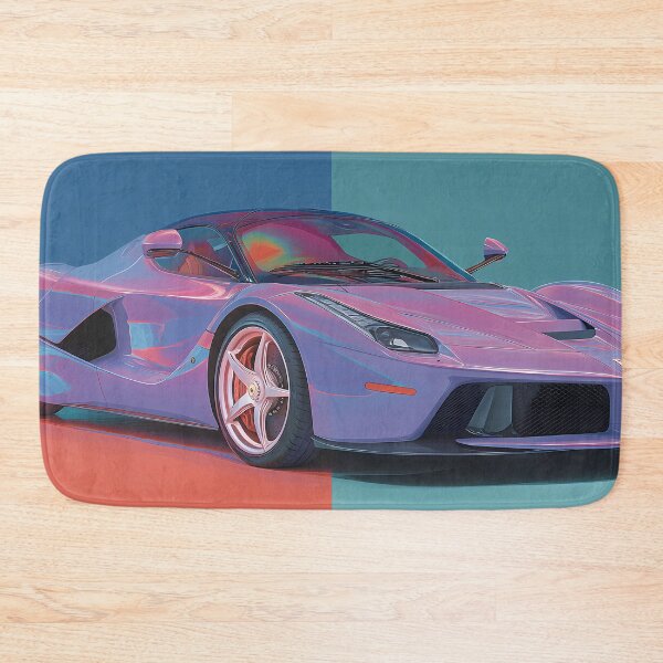 Item preview, Iconic Supercar Wall Art – Ferrari LaFerrari Pop Art Print designed and sold by AutoPopStudio.