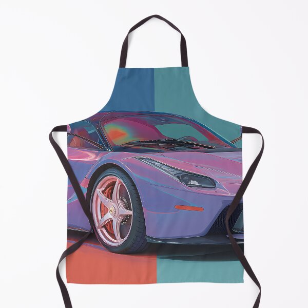 Item preview, Iconic Supercar Wall Art – Ferrari LaFerrari Pop Art Print designed and sold by AutoPopStudio.