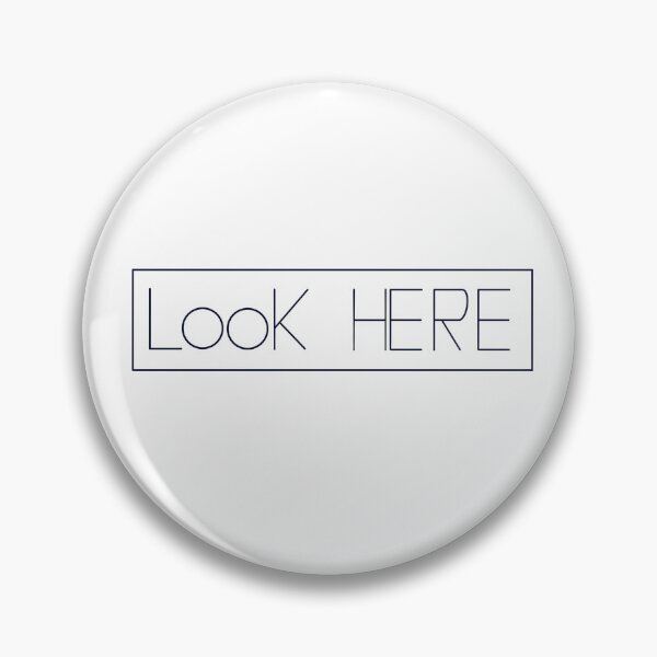 Item preview, Look Here sign designed and sold by Apartart.