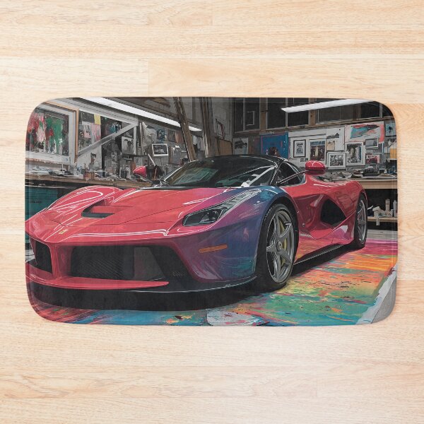 Item preview, Bold Artistic Poster of Ferrari LaFerrari – Pop Art Theme designed and sold by AutoPopStudio.