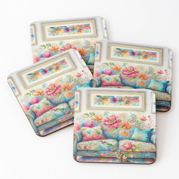Item preview, Flower Power with Cats designed and sold by MystAvalon.