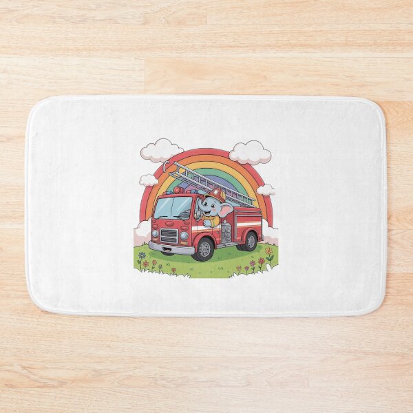 Item preview, Red fire truck  designed and sold by BestBest2023.