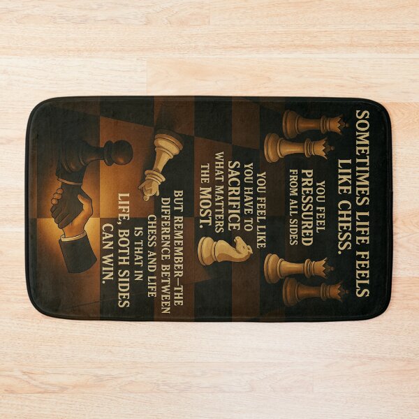 Item preview, Sometimes Life Feels Like Chess – But Both Sides Can Win designed and sold by Not-Only-You.